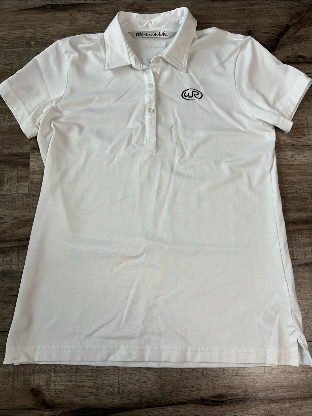 TravisMathew Women’s White Golf Polo Shirt | Athletic Sports Luxury Activewear M